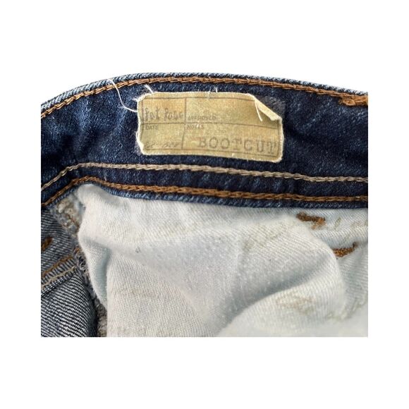 Vintage, Fat Face Bootcut 14 R, Sz 32 W, Women Blue Jeans, 90s - Picture 4 of 8